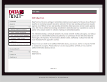 Tablet Screenshot of dataticket.com